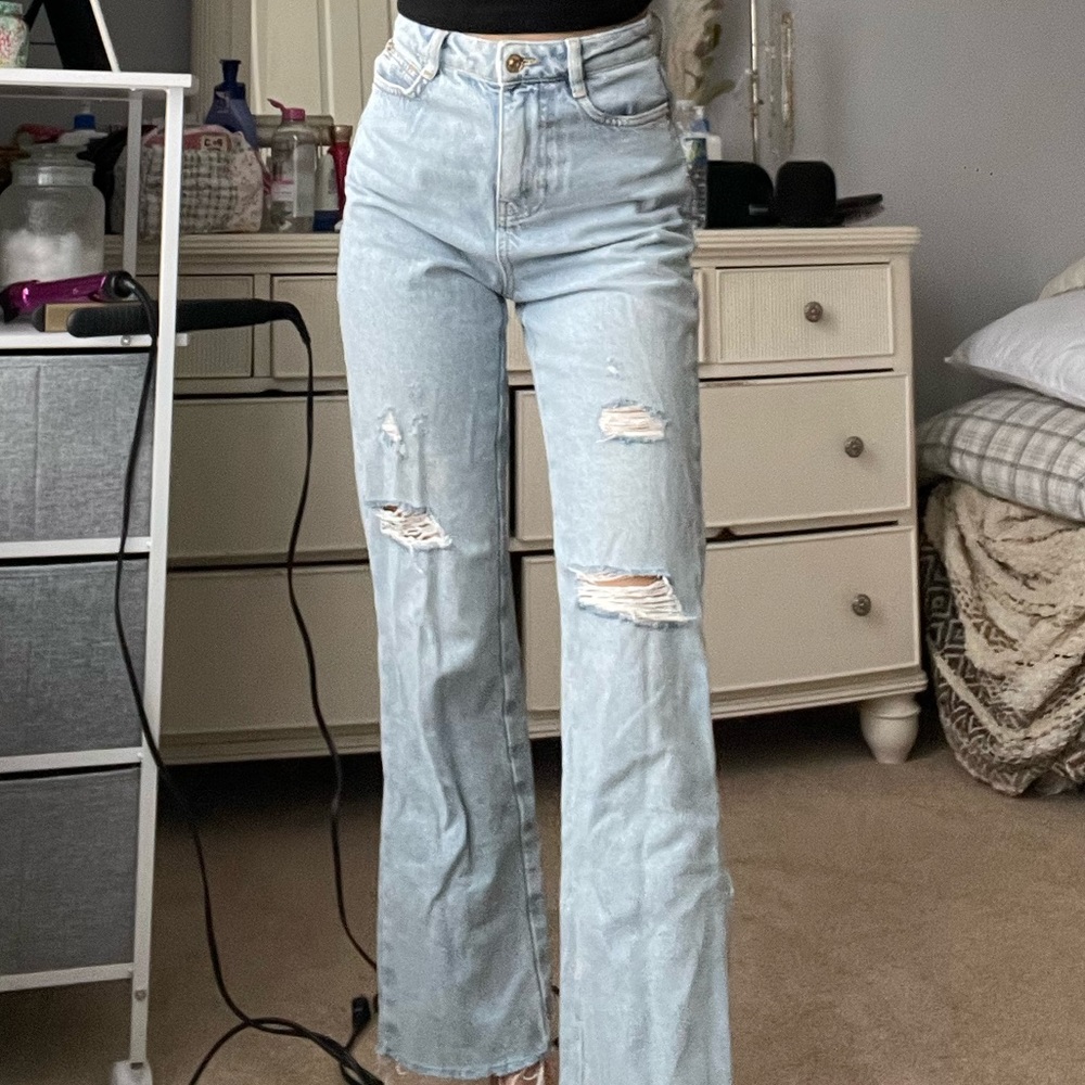 Zara light wash jeans! Size 0